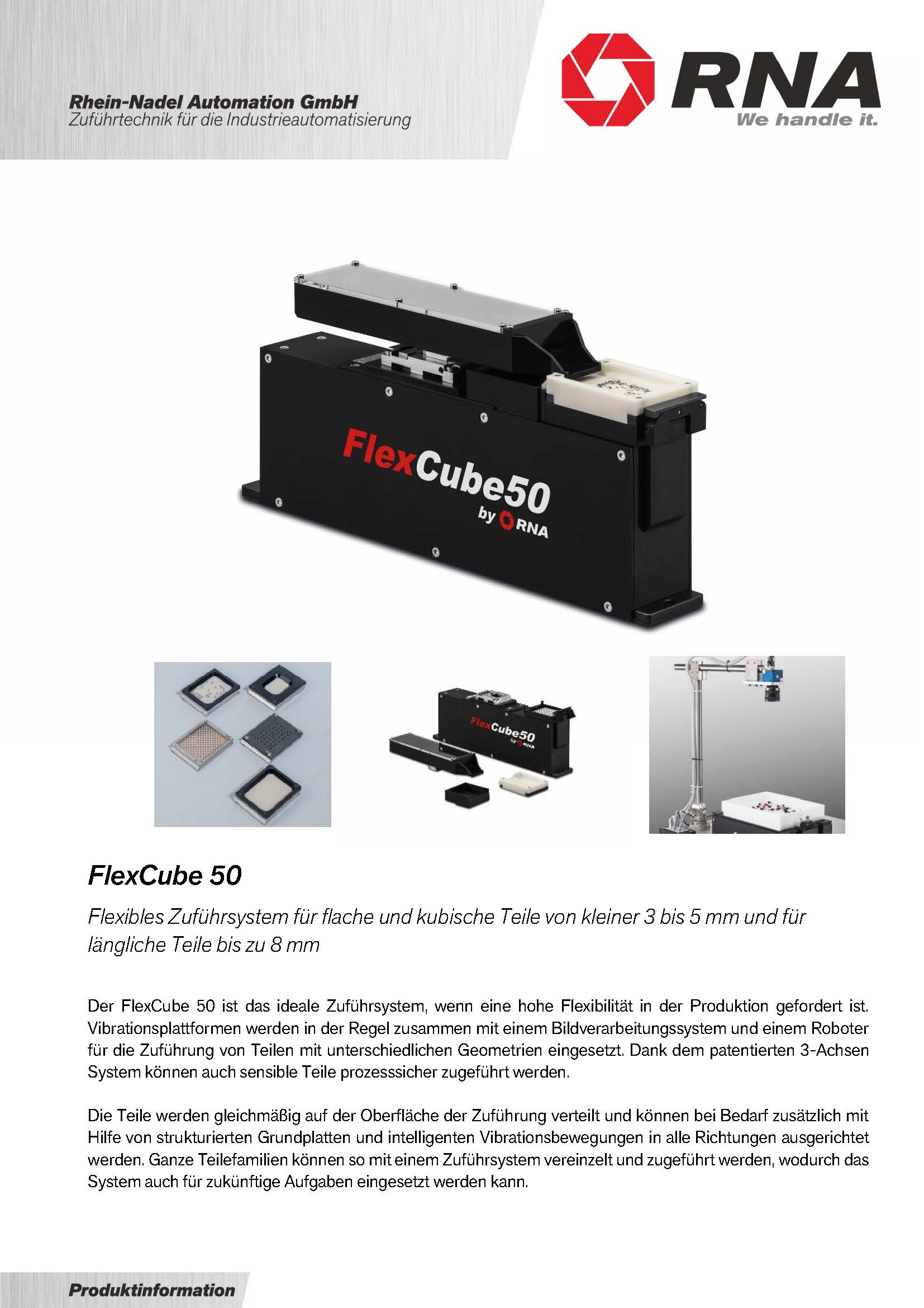 Vibrationsplattform - FlexCube 50
